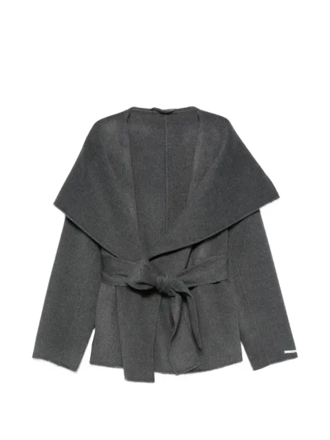 Marella Mllpulcino belted shawl-collar coat Grey 26230861022
