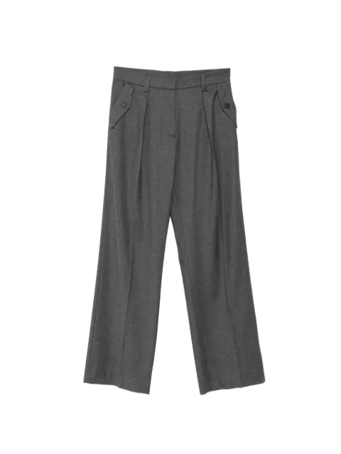 Antonelli Salice pleated wide-leg trousers Grey SALICER8377