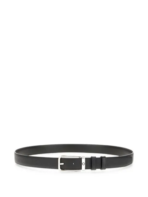 Montblanc reversible leather belt Black 223409
