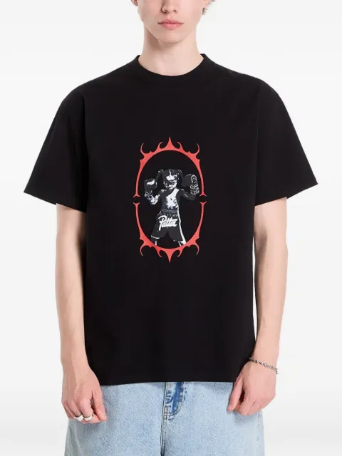 PATTA Boxing graphic-print T-shirt Black POCSS2610002900117