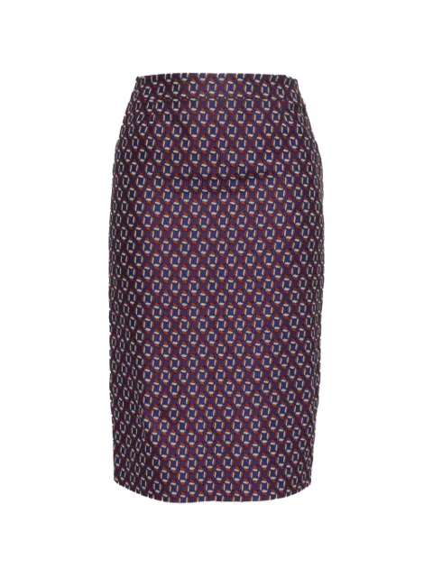 BOSS patterned pencil skirt Purple GILTPUUSCL761081W