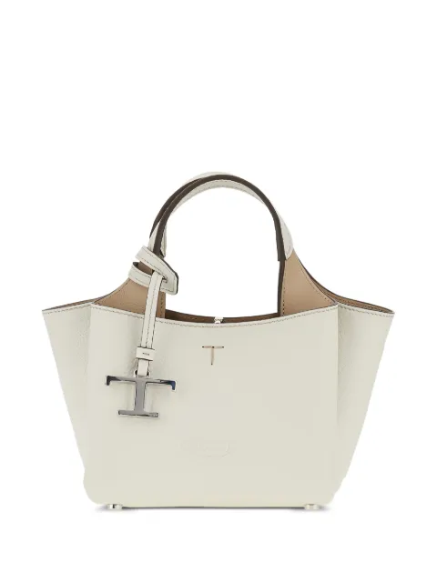 Tod's T Timeless leather tote bag Neutrals XBWAPAFL000QRI1O92