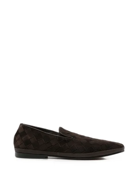 Henderson Baracco woven-design loafers Brown GUINEAS5