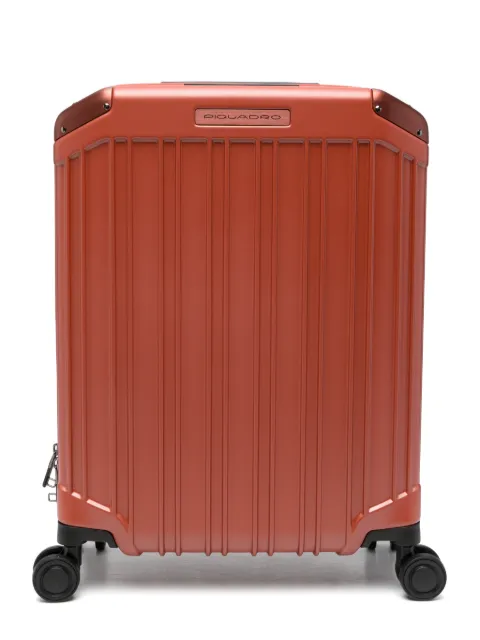 PIQUADRO logo-detail suitcase Orange BV4425PQL