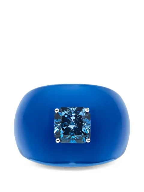 SOLO for diamonds diamond dome ring Silver NYC000126