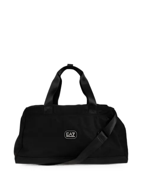 Ea7 Emporio Armani logo-patch holdall Black 7X000763AF29354
