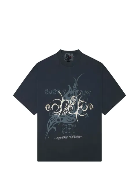 JUNGLES JUNGLES graphic-print T-shirt Blue SSGIFTVBLU