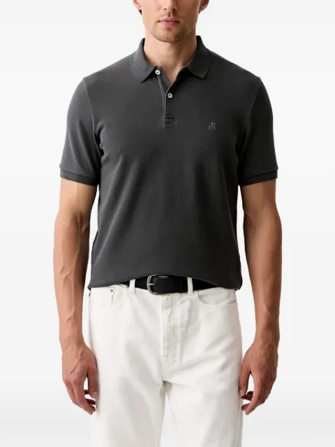Marc O'Polo logo-embroidered polo shirt Grey 5000009417