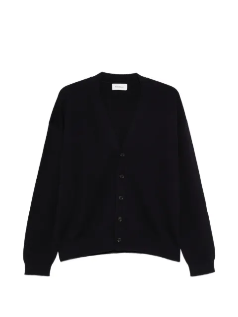 Diana Studio V-neck button-up cardigan Blue FW27SIN85
