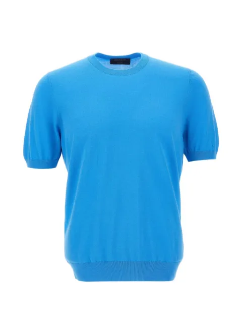 Gran Sasso short-sleeve crew-neck T-shirt Blue 4315420731569