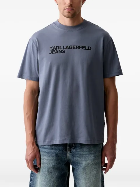 Karl Lagerfeld Jeans logo-print crew-neck T-shirt Blue A1M170022OS