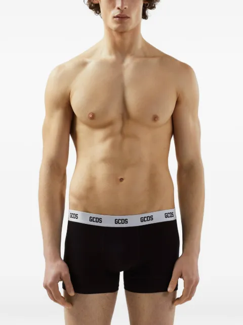 GCDS logo-waistband boxers Black A2EM3702UW1