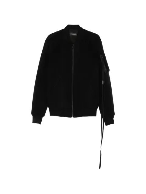 Ann Demeulemeester Dries ribbed-trim zip-up bomber jacket Black B0010960FA510099