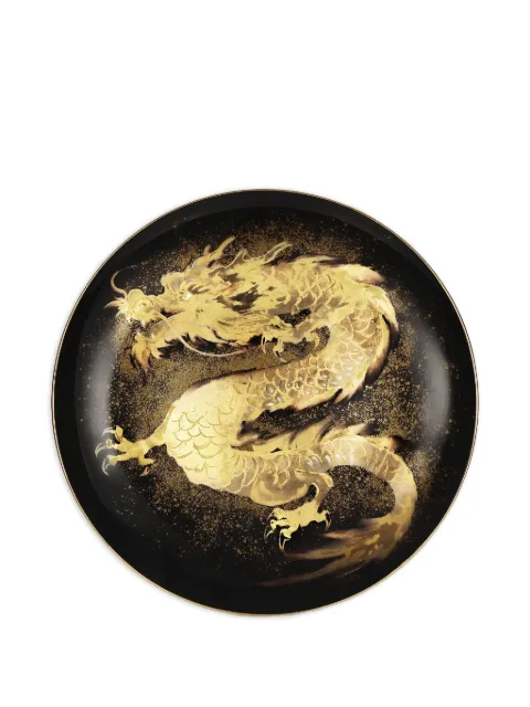 Shanghai Tang dragon-print Watersky plate Black Z6AHB498AN