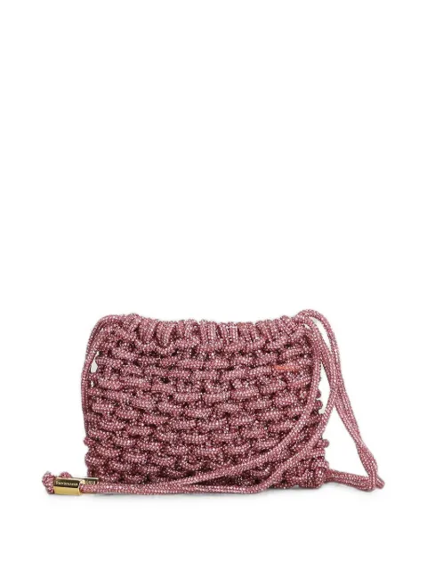 Hibourama mini Penelope crystal-embellished shoulder bag Pink PE26HIBPENELOPEMINI