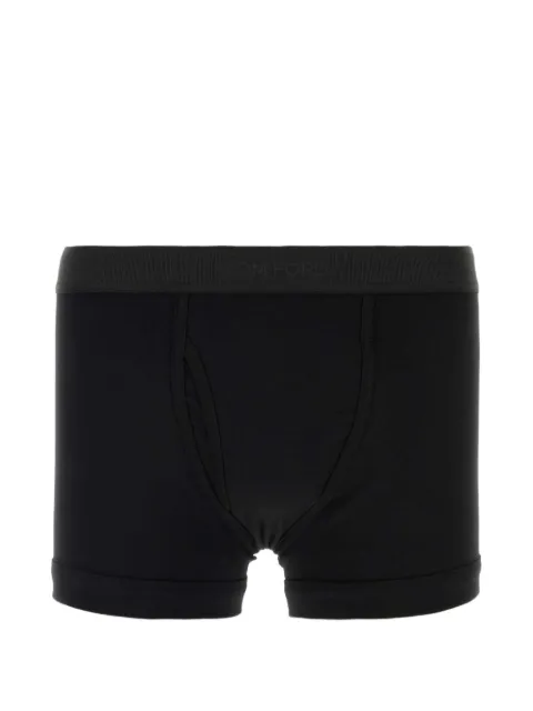TOM FORD logo-waistband boxers Black T4LC33040