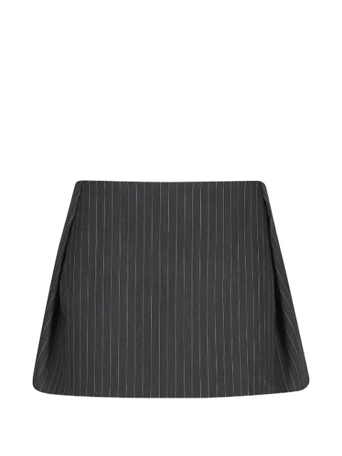 IRO pinstripe-pattern pleated mini skirt Grey WP31KIMY