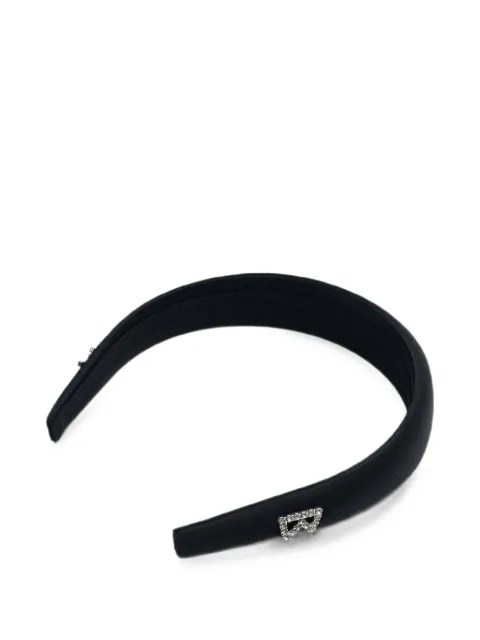 Ruslan Baginskiy crystal-embellished headband Black CRYSTALEMBELLISHEDHEADBANDOB033PSDMDRBBLACKSS26