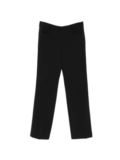 Second/Layer pressed-crease straight-leg trousers Black SS26304501