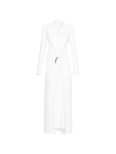 CHATS BY C.DAM draped coat White CA433