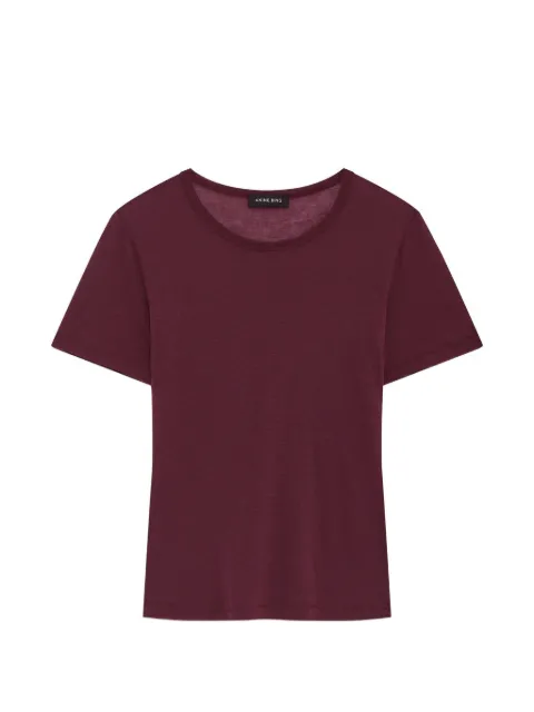 ANINE BING Sylvie T-shirt- fig Red A0811500