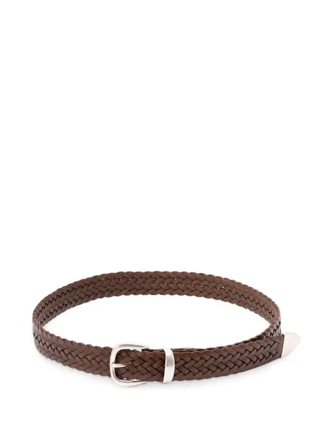 Anderson's braided leather belt Brown A3483PPU
