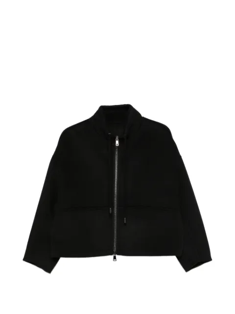 Giorgio Brato drawstring high-neck jacket Black WX27F2100WOWS