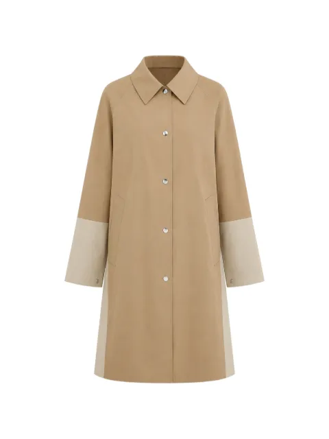 OOF WEAR 1400 York colour-block panelled coat Neutrals 261WOOF14000OOOM