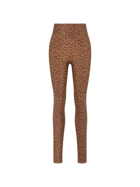 The Upside Javan leopard-print leggings Brown USW326146