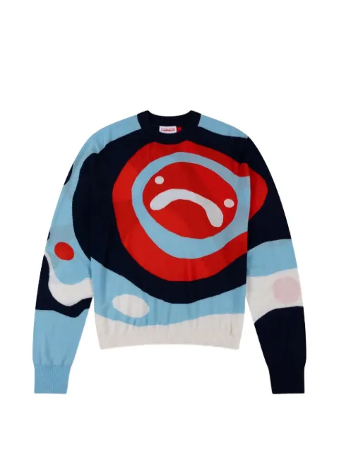 Charles Jeffrey Loverboy Smiley sweater Blue 062090501