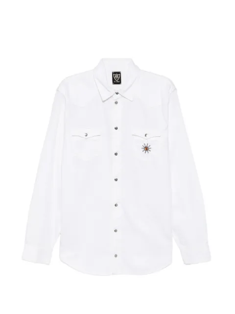 Htc Los Angeles embellished western-yoke shirt White 26SNCCM001