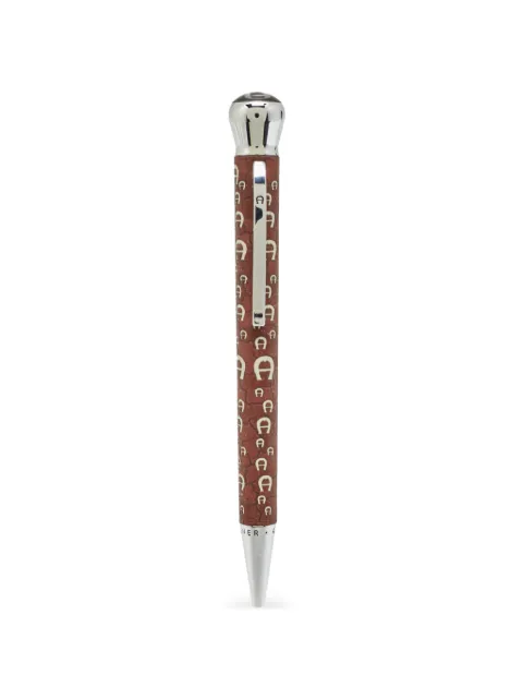Aigner Vintage logo-print ballpoint pen Brown 1365569