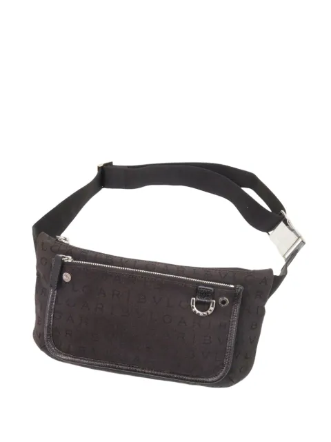 Bvlgari Pre-Owned 2010-2026 Canvas Logomania belt bag Brown 441WGSV017JZZEFM