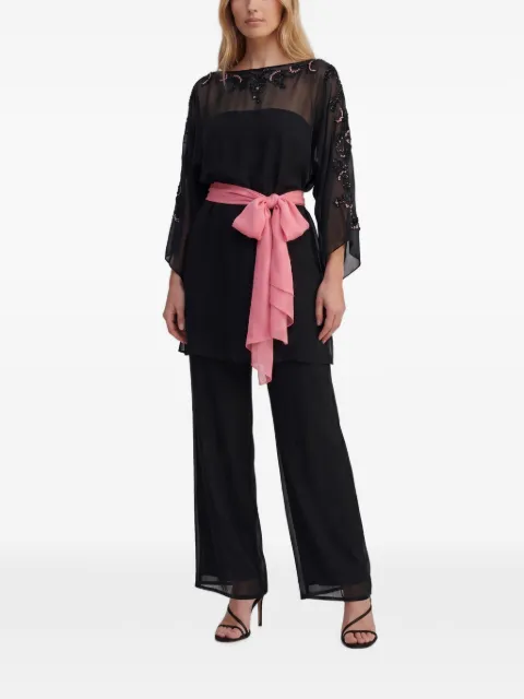 Vintage blouse and trousers set Black W15062622