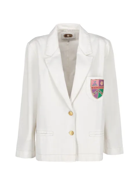 Vintage crest-patch jacket White W15062621