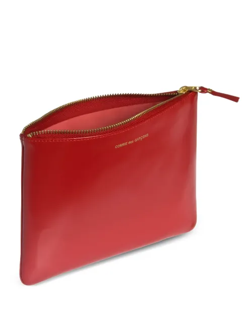 Comme Des Garçons Wallet Classic logo-print pouch Red DSA510000RED