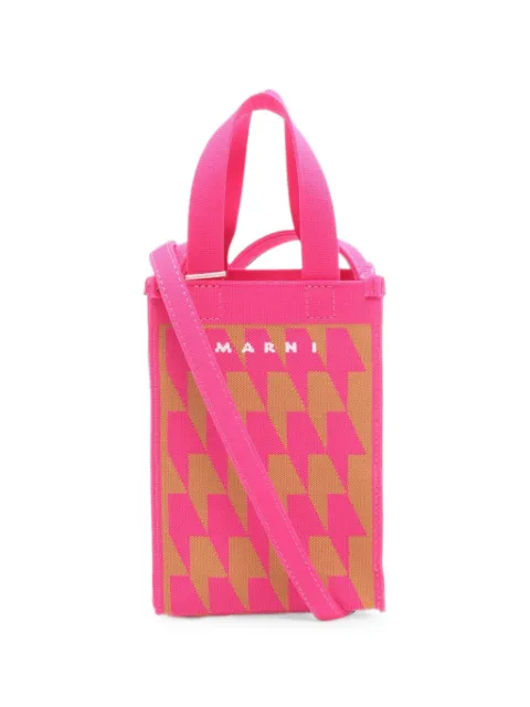 Marni Pre-Owned 2020s nano Shopping two-way handbag Pink 1084973