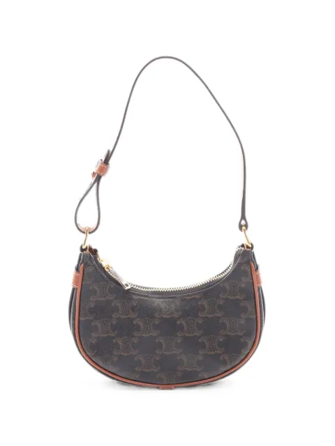 Celine Pre-Owned 2010s Triomphe Ava mini tote bag Black 1084348