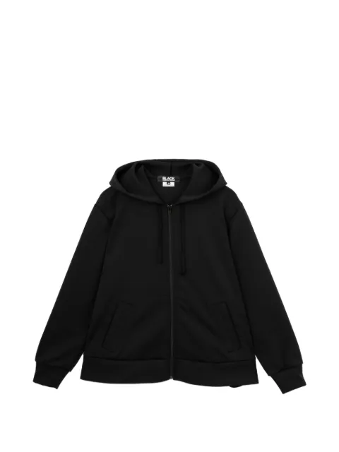 Black Comme Des Garçons zip-up hoodie Black CBKJK1ZT504XRBKX00M