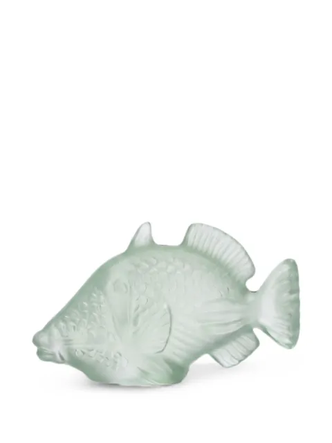 CRISTAL DE SEVRES Picasso fish statue Green 05554057