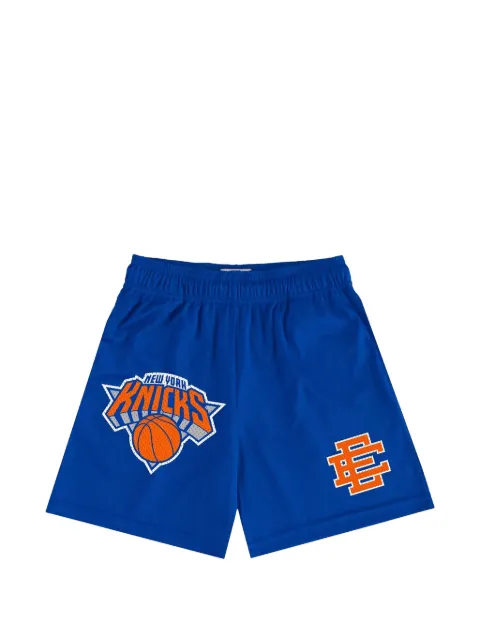 ERIC EMANUEL New York Knicks logo-print shorts Blue EE930