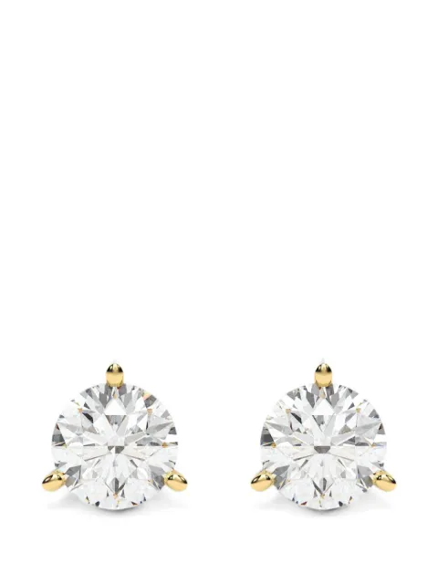Diamond Essentials diamond solitaire earrings Gold LGERSTRD100MT3PAA14Y