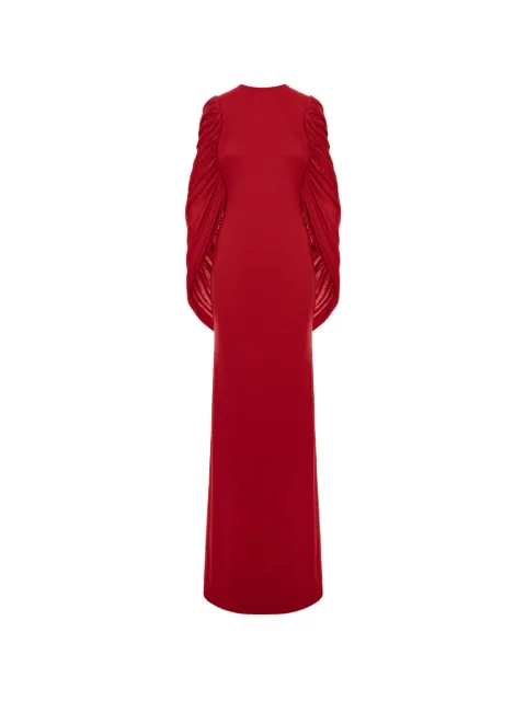 Seen Users Fallen Angel draped gown maxi dress Red SEEN12DRS06