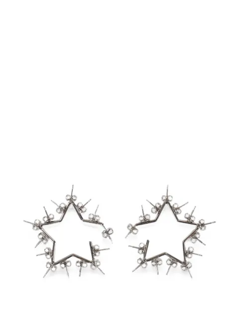 d'heygere star-shaped multi-stud earrings Silver AW25JW12SIL