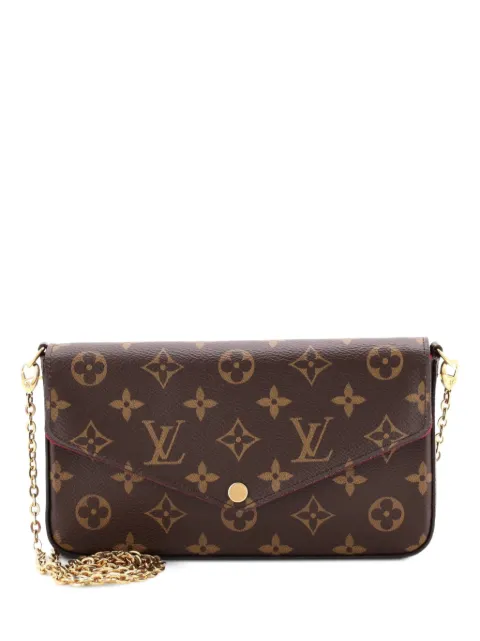 Louis Vuitton Pre-Owned Felicie Pochette Monogram Canvas crossbody bag Brown 2F3DA7REI932VYA1