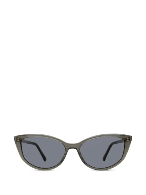 Jimmy Choo Eyewear Nadia glitter-effect cat-eye sunglasses Grey NADIA56Y6UIR