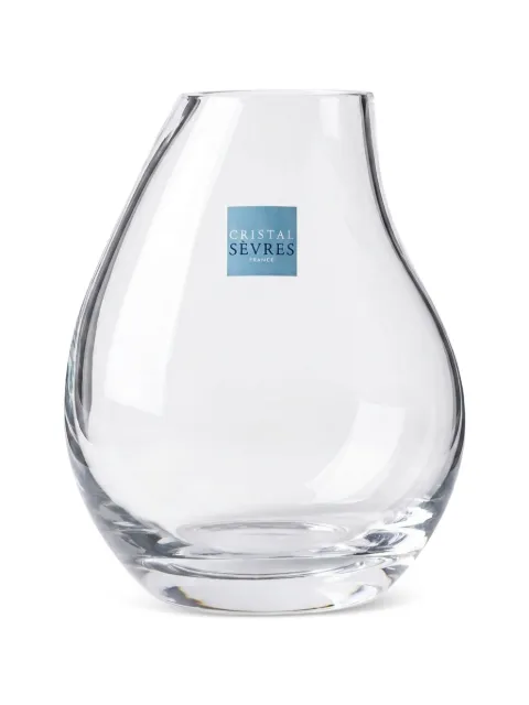 CRISTAL DE SEVRES Drop crystal vase White 55341