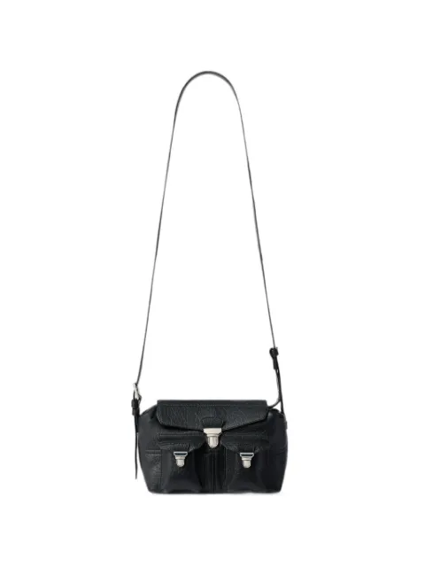 LEMAIRE mini soft gear bag in bubble lambskin Black BG0240LL0191