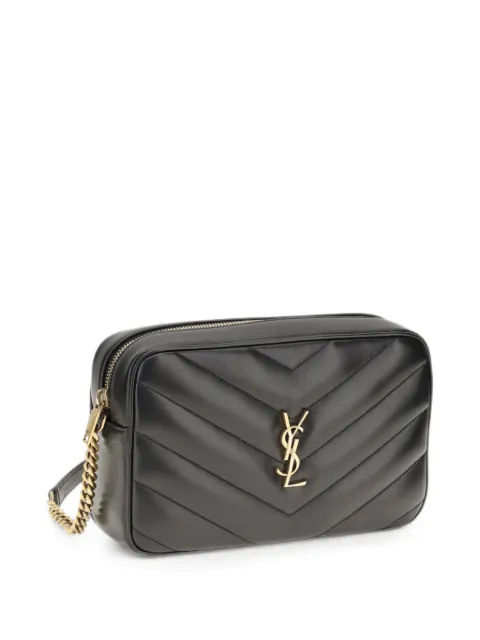 Saint Laurent Loulou quilted-design leather crossbody bag Black 869468PCEXAAEAX