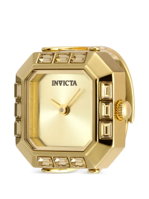 Invicta crystal-embellished 21.5mm ring watch Gold 49585